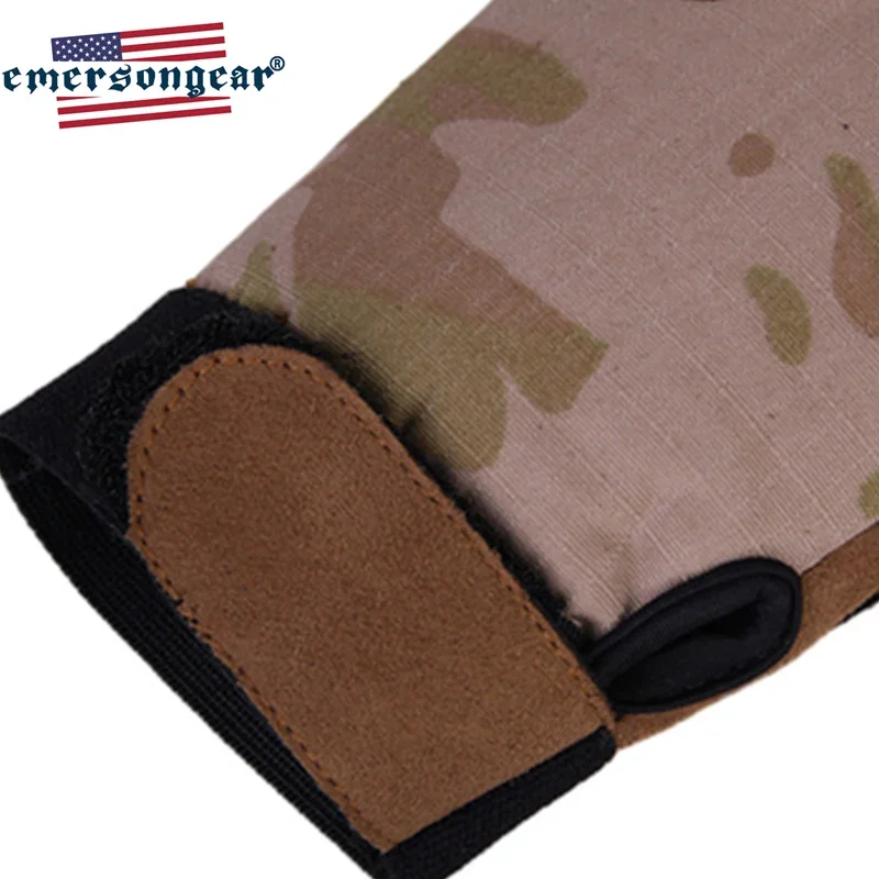 Emersongear-guantes tácticos de camuflaje ligeros para combate, equipo protector de mano con dedo completo, ropa de mano para caza, senderismo, MCAD al aire libre - imagen 4