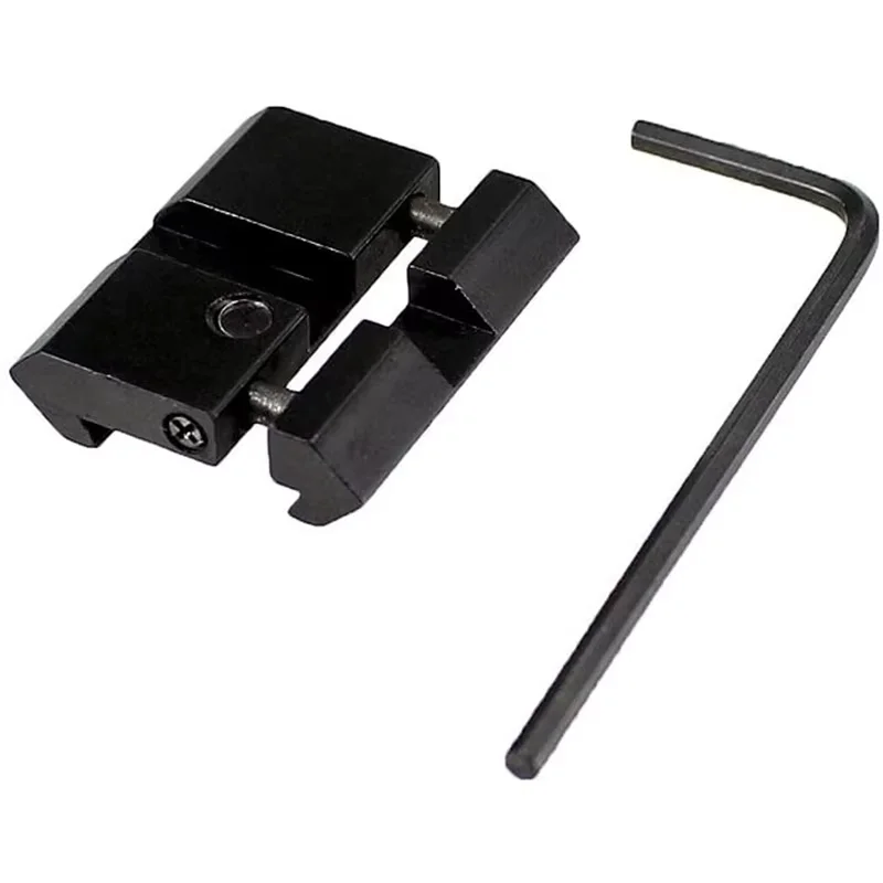 Adaptador de alcance a presión, Base de montaje de cola de milano de 11mm a riel Picatinny de 20mm, accesorio convertidor de anillo para Rifle de caza