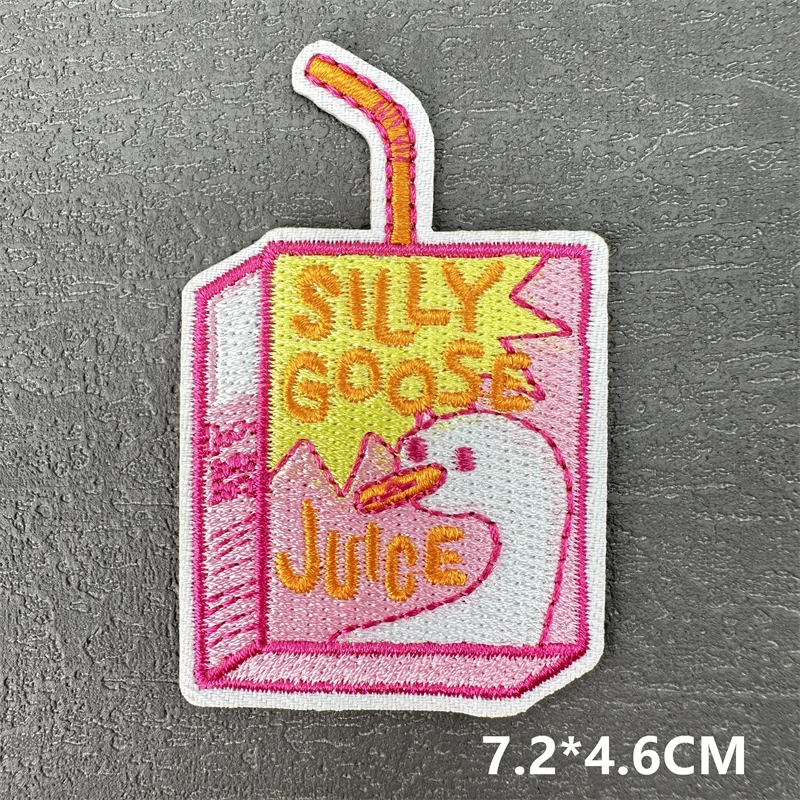 Parches bordados de flores de dibujos animados para ropa, parche rosa para surfear, playa, ballena, niña, parches para planchar en ropa, apliques adhesivos - imagen 3