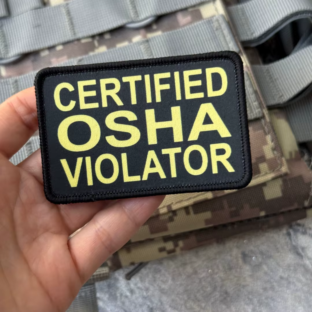 Parches tácticos OSHA – Brazaletes adhesivos con velcro para equipamiento - imagen 3