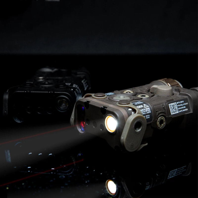 Mini PEQ-NGAL LED de laboratorio táctico FMA, láser rojo infrarrojo, TB1398, nuevo - imagen 3