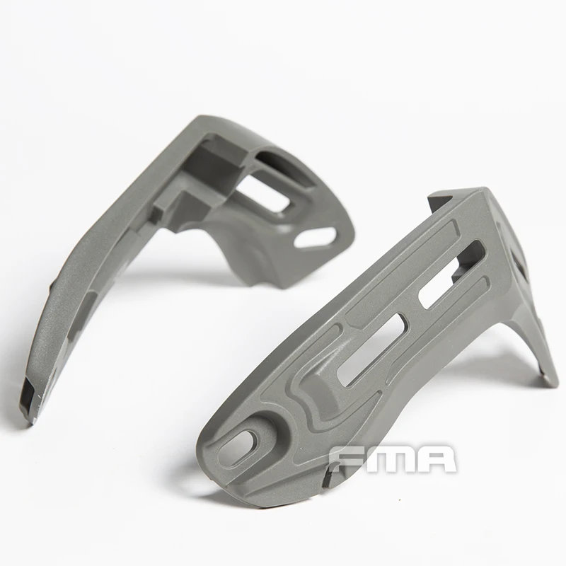 Adaptadores montaje lateral casco táctico AF con rieles perfil bajo