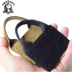 SINAIRSOFT-Panel adaptador táctico Molle, convertidor de gancho y bucle con parche de identificación para mochila, chaleco, bolsa de parche de equipo táctico DIY