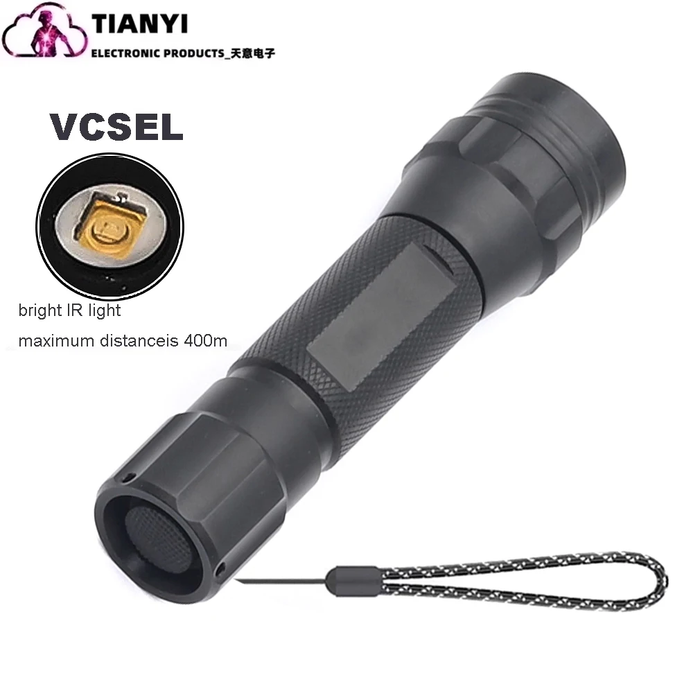 IR850nm y 940nm, el último Zoom LED infrarrojo, visión nocturna de alto brillo, luz de relleno infrarroja, linterna táctica con Zoom para caza, iluminación IR - imagen 3