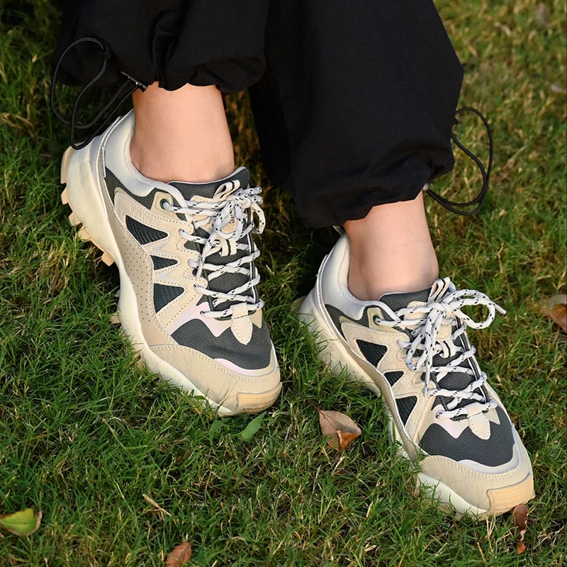 Humtto zapatos de senderismo al aire libre, zapatillas deportivas transpirables para exteriores para hombres, zapatos para caminar, zapatos de Trekking, zapatos casuales para correr para mujeres - imagen 4