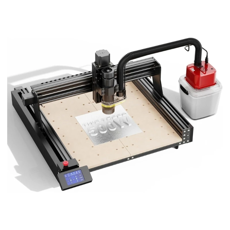 Sistemas compactos recolección polvo para enrutadores 6000Pa succión 2.8L bolsa reutilizable corte seguridad K1KF - imagen 3