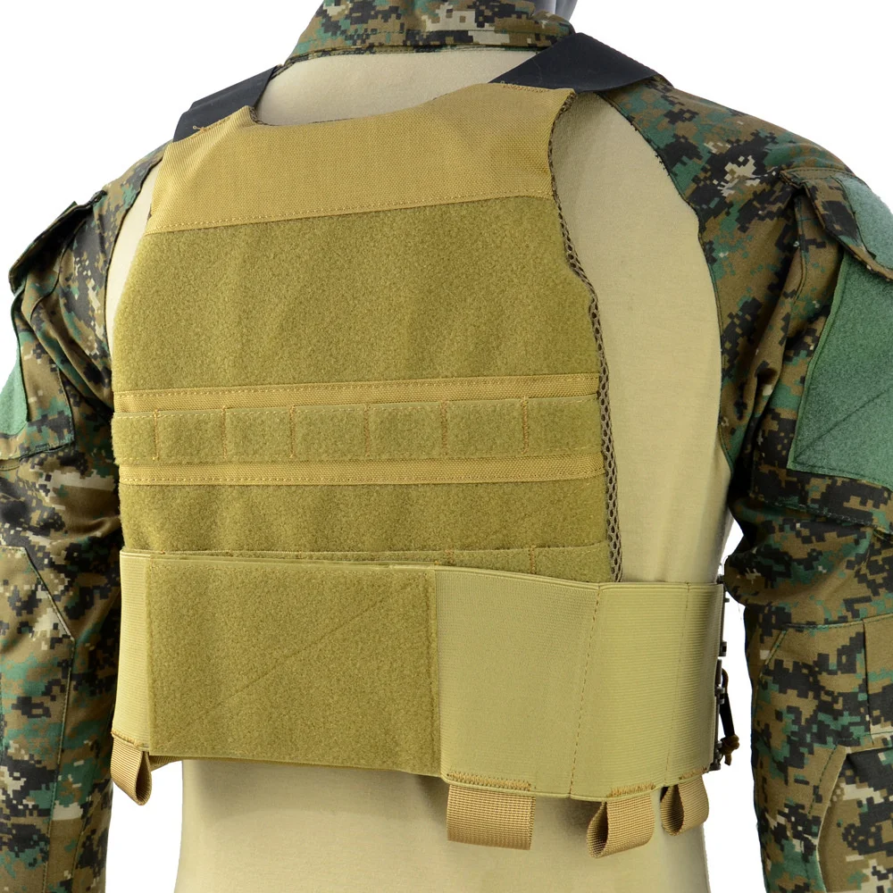 Chaleco táctico FCSK2.0 portador de placa, faja elástica de bajo perfil, bolsa de placa, bafle EVA, armadura corporal, tela de nailon, chaleco de caza - imagen 4