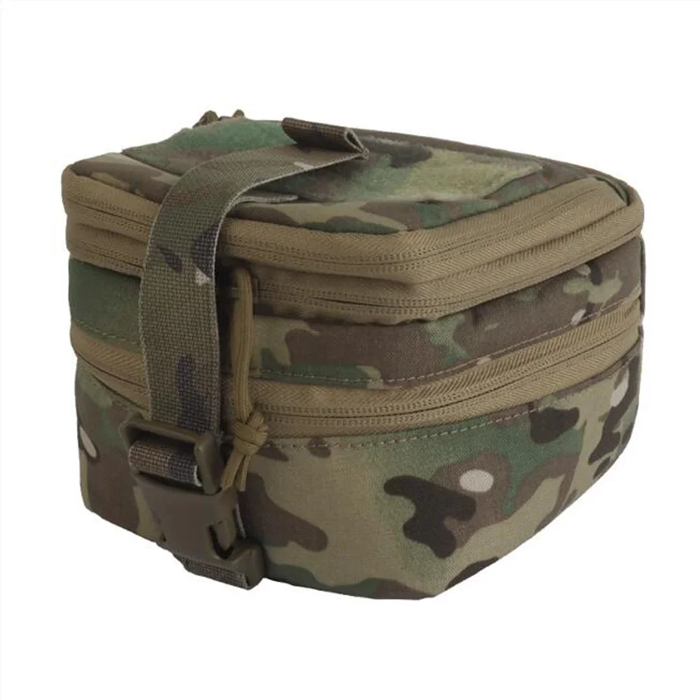 Bolsa binocular NVG expandible acolchada táctica, bolsa de almacenamiento para gafas de visión nocturna acolchada MOLLE para caza al aire libre - imagen 2