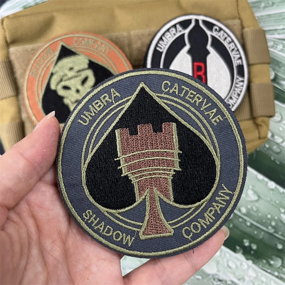 Parches de la serie UMBRA Call of Duty, insignia de moral táctica, pegatina bordada de gancho y bucle - imagen 3