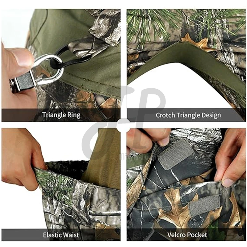 NoEnName_Null-pantalones para exteriores para hombre, pantalón táctico negro, gilet táctico, airsoft, China continental, poliéster - imagen 5