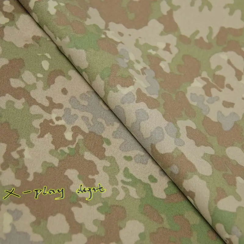 Bolsas de chaleco impermeables de nailon 500D táctico, Material DIY, tela, camuflaje manchado alemán - imagen 5