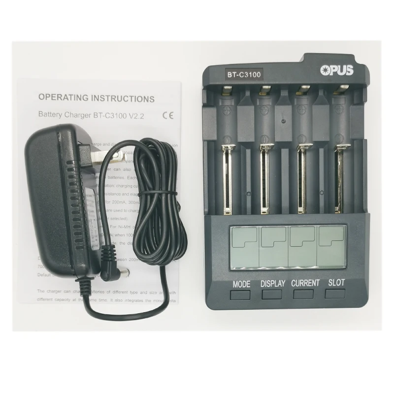 Adaptador de corriente universal incluido