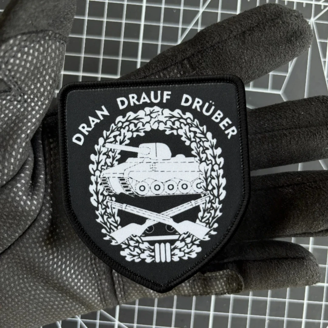 Parche táctico de tanques y moral de victoria, gancho y bucle del ejército, divertido equipo 2A, pegatina para mochila impresa para ropa, brazalete militar - imagen 3