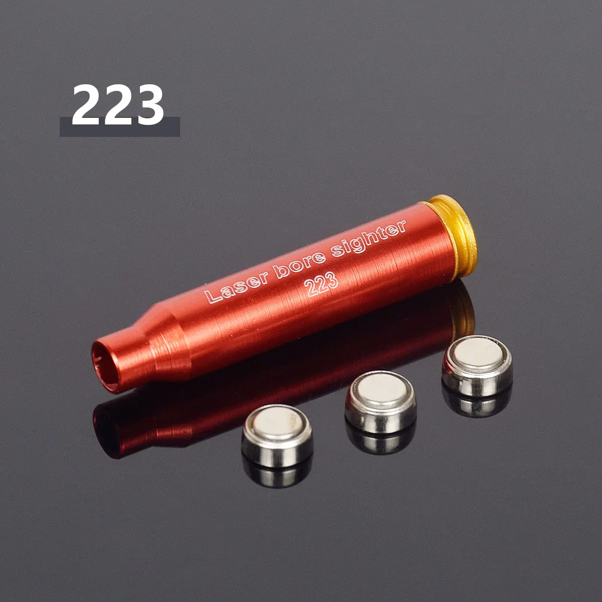 Calibre de MIRA LÁSER táctica, 12GA, 20GA, 5,45x39, 7,62x39, 9mm, 308, 223, 303, 7mm, puntero láser de cartucho rojo - imagen 5