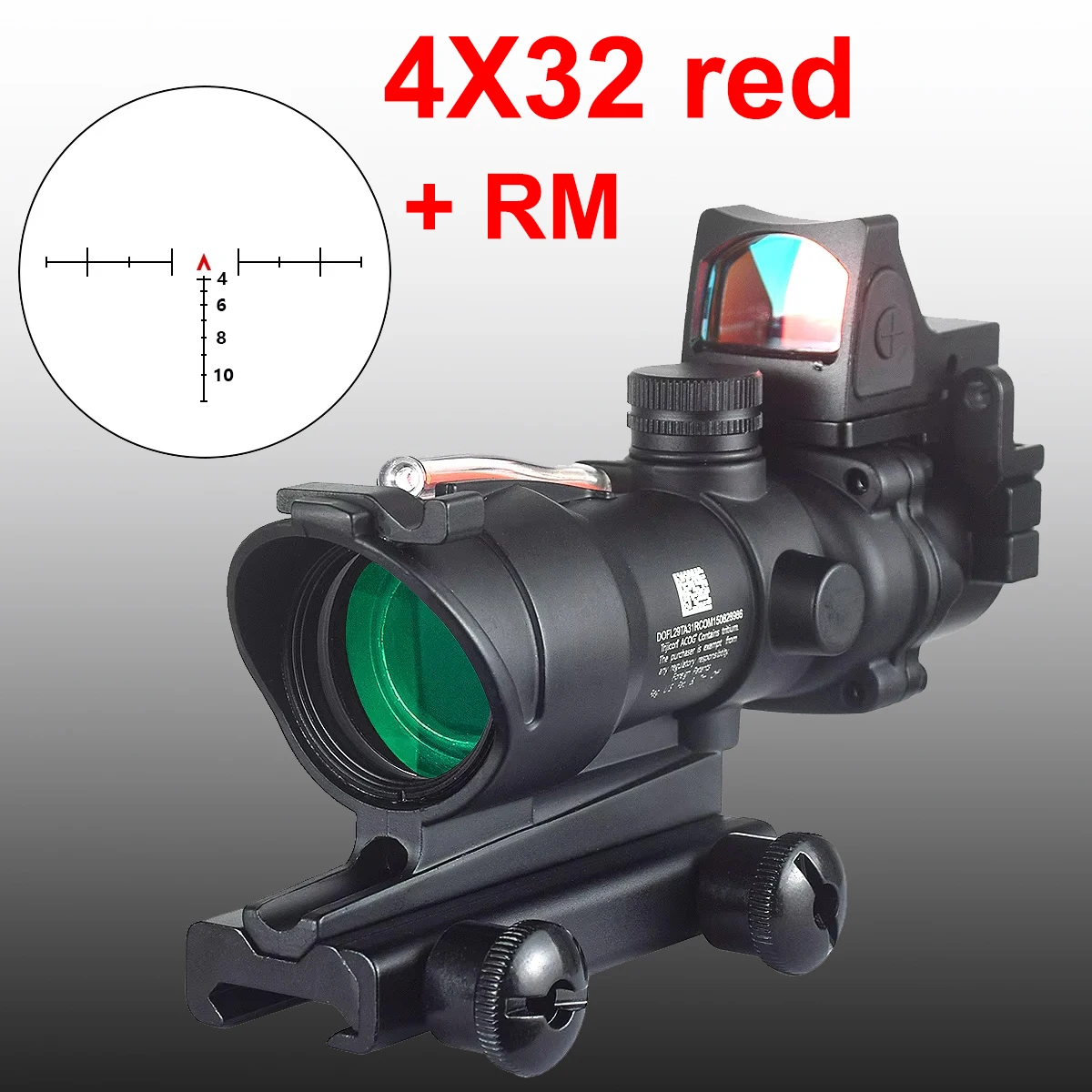 4X32 RM Red