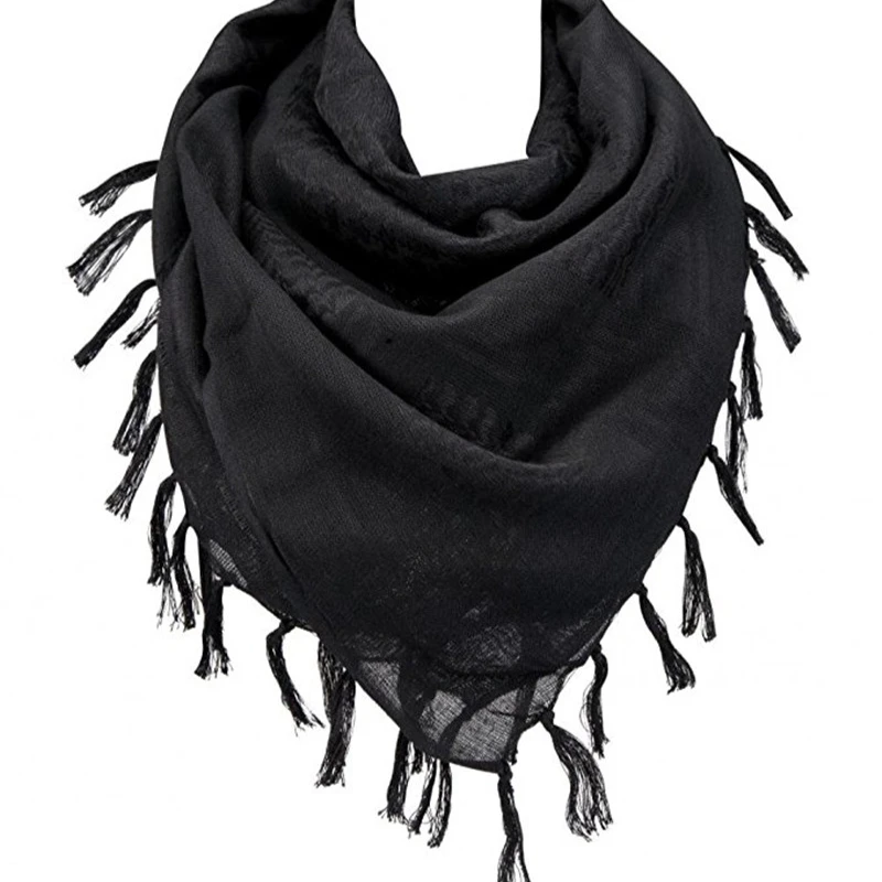 Bufanda árabe táctica del desierto Keffiyeh Shemagh cráneo camuflaje ejército chal militar cubierta para el cuello envoltura para la cabeza para caza al aire libre senderismo - imagen 4