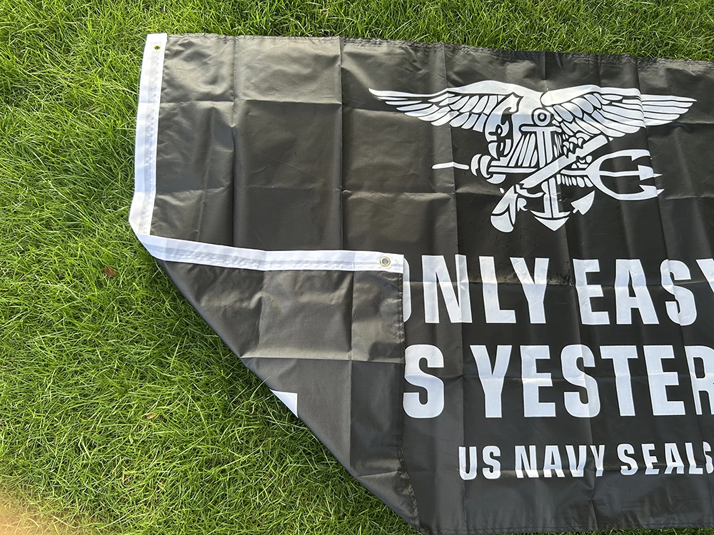 Bandera Marina EE. UU. poliéster – Colgante decorativo exterior - imagen 3