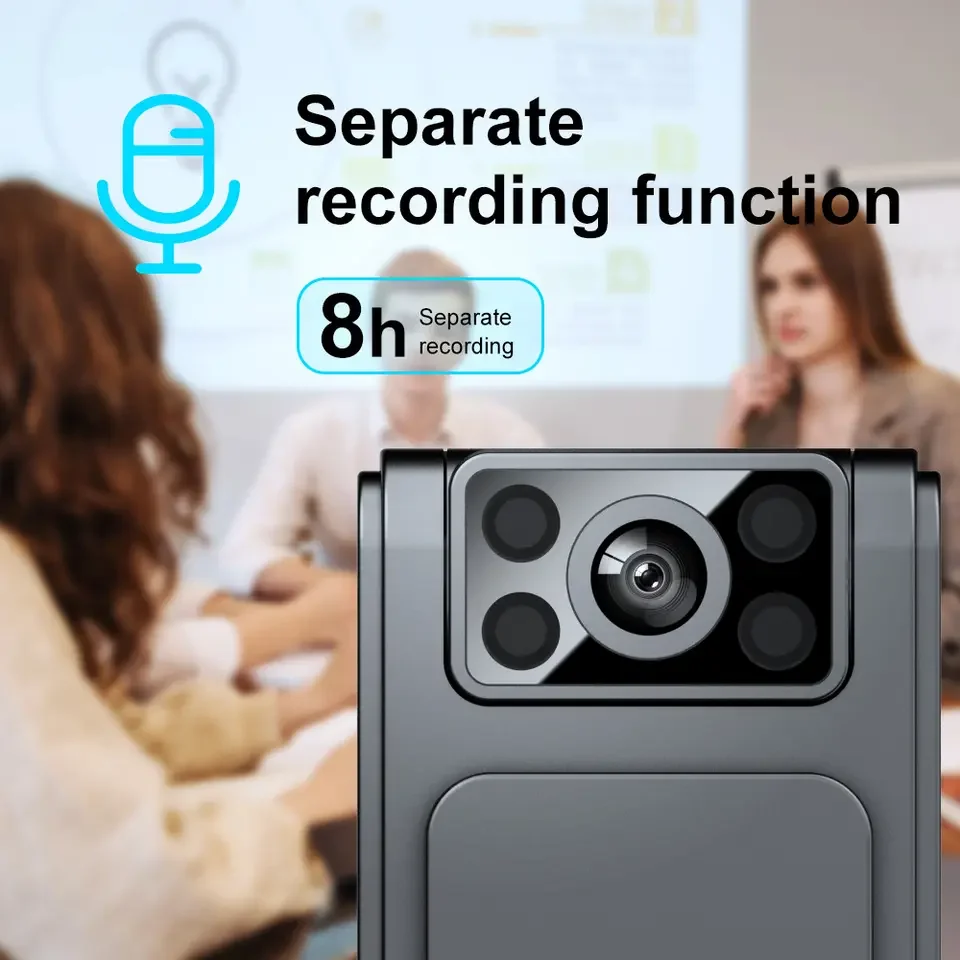 Mini cámara corporal A19 HD 1080P, grabadora de voz de vídeo magnética DV para el hogar, Sensor de movimiento, videocámara deportiva de bolsillo con visión nocturna - imagen 3