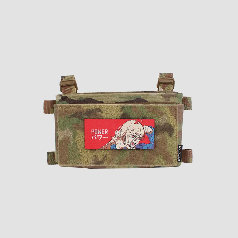 Parches bordados rojos de motosierra para hombre, Higashiyama, cazador de demonios, brazalete táctico militar DIY para ropa, mochila - imagen 4