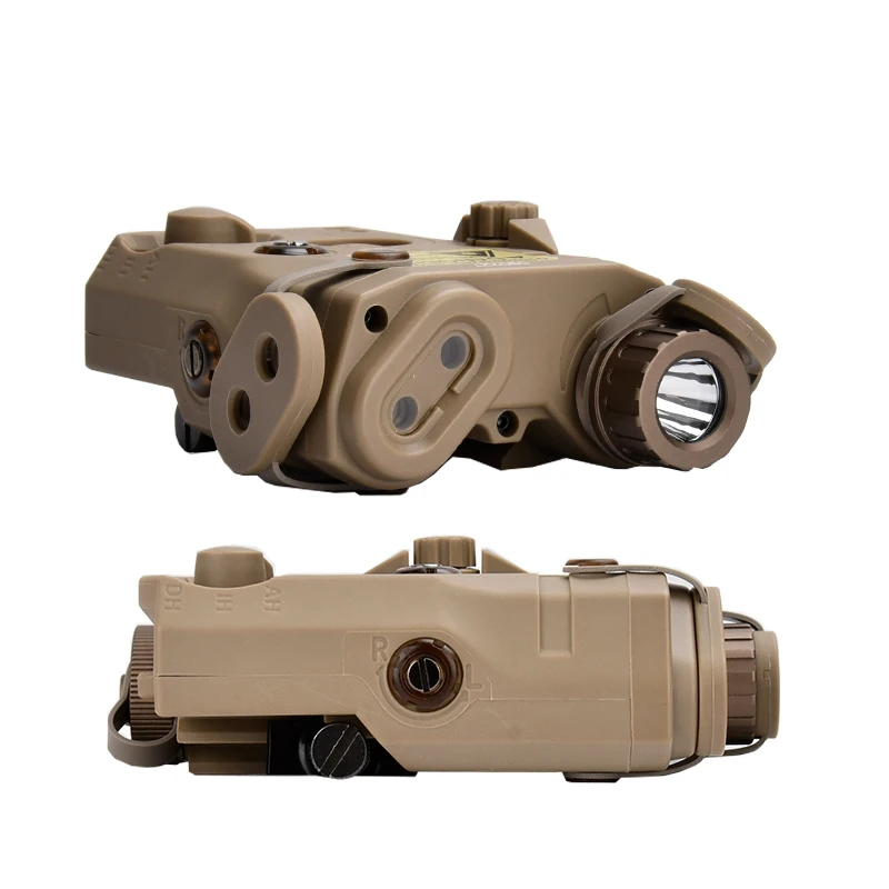 Airsoft PEQ15 PEQ Red Dot Green Blue Laser IR Lighting LED White Light Flashlight Beam Mark Flashlight Storage Box Fit 20MM Rail - imagen 5