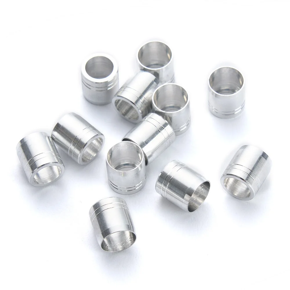 24 Uds flecha de tiro con arco anillo de aluminio a prueba de explosiones accesorio de flecha para anillo de flecha de eje de diámetro exterior de 7,6mm - imagen 5