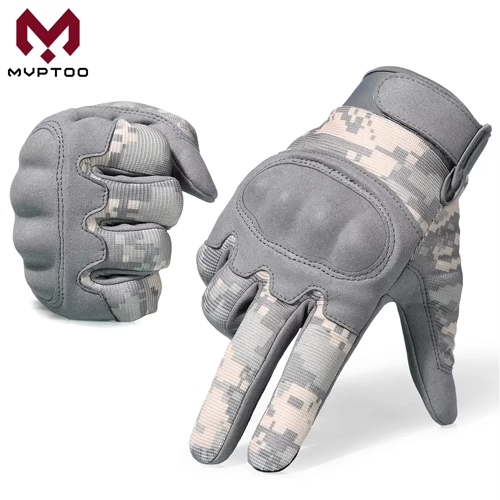 Guantes tácticos con pantalla táctil camuflaje ACU