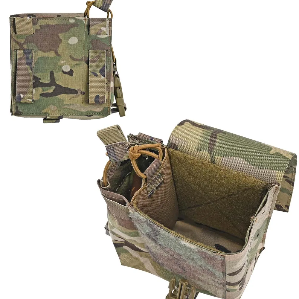 Bolsa táctica MOLLE Admin y bolsa de torniquete, bolsa versátil de uso General con bolsa TQ para chaleco Airsoft, cinturón de servicio - imagen 4