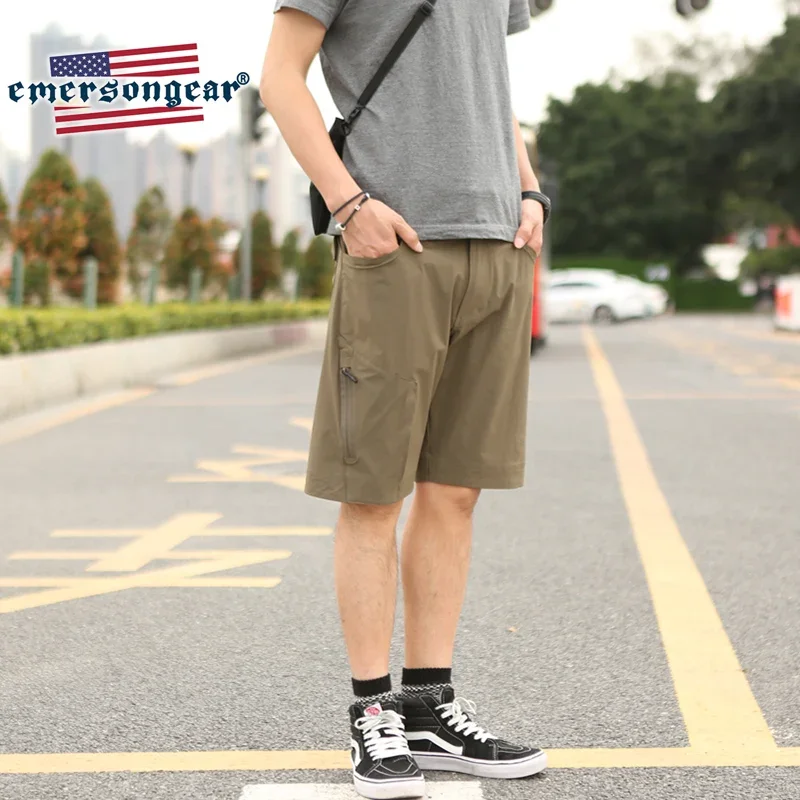 EMERSONGEAR Blue Label Mountainmen verano viaje hombres pantalones cortos Cargo pantalones Casual deporte al aire libre entrenamiento Camping - imagen 3
