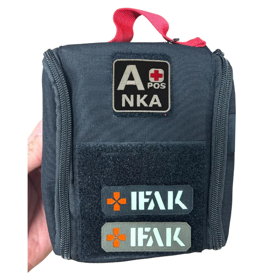 Nuevo accesorio para bolsa al aire libre IFAK MEDIC parche de corte láser harina reflectante y luminosa rescate médico DIY chaqueta mochila parche de gancho