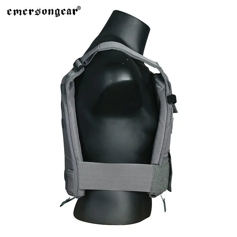 Emersongear LBT6094 estilo SLICK soporte de placa media chaleco táctico de caza combate al aire libre entrenamiento Airsoft nailon de liberación rápida - imagen 5