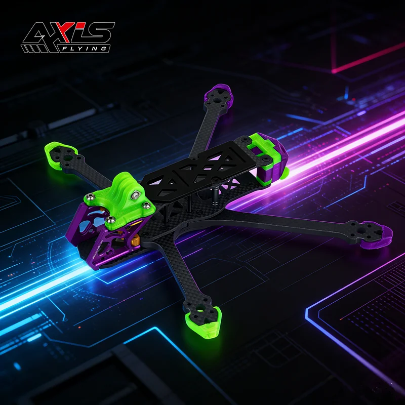 Axisflying Manta 5 SE DC marco para 5 pulgadas FPV Freestyle RC Drone FPV piezas de bricolaje