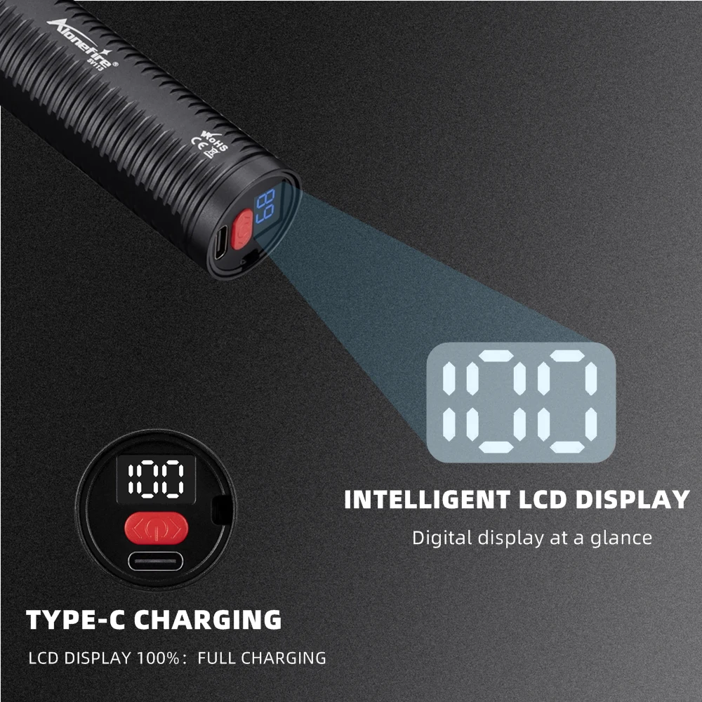 Linterna de luz UV de 395nm/365nm, linterna LCD con carga USB, marcador de manchas de orina CatDog tinea, lámpara fluorescente de escorpión con fugas Mineral - imagen 3