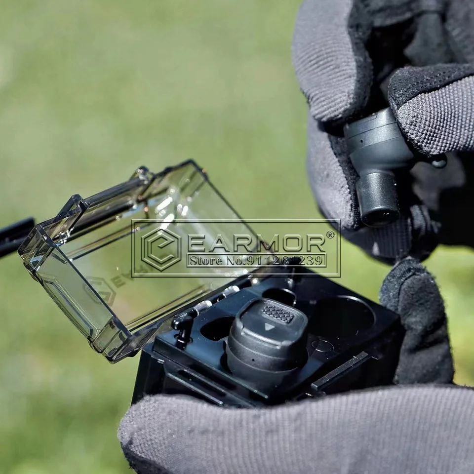 EARMOR-auriculares tácticos M20T con Bluetooth, dispositivo electrónico antiruido, con cancelación de ruido, NRR26db - imagen 5