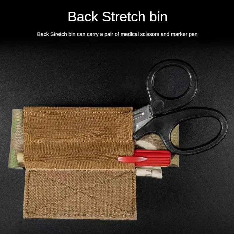 ERQYGRA bolsa de almacenamiento de torniquete táctico Molle Camping senderismo deportes al aire libre bolsa de emergencia botiquín de primeros auxilios accesorios de caza - imagen 3