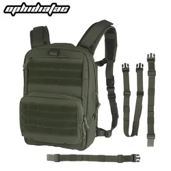 Mochila Modular estilo OPHIDIAN Backpanel serie R, juego de bolsa multifunción con cremallera para exteriores, chaleco de caza Airsoft, soporte para placa