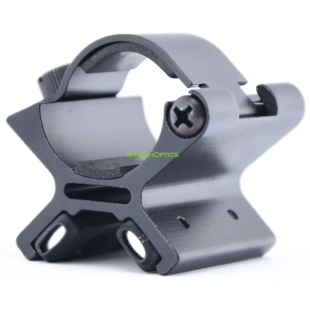 Shooin Optics Scope Red Dot Sight Flashlight Low High Magnetic Mount 1 Inch 25mm Tube Ring - imagen 4