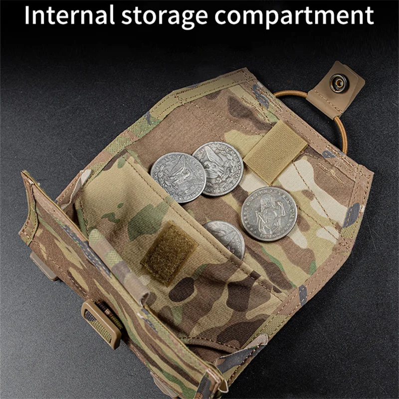 Bolsa de navegación móvil MOLLE para caza al aire libre, accesorios militares, banda fija elástica, capa intermedia - imagen 4