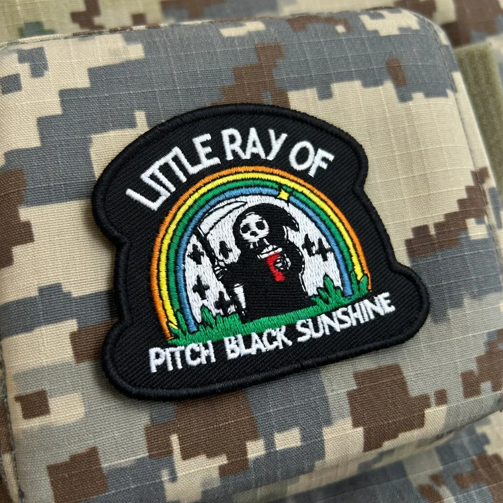 Parche velcro bordado Segador para mochilas, chalecos y gorras - imagen 5