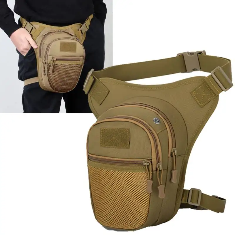 Bolsa de pierna para ciclismo, riñonera deportiva para escalada, bolsa ligera para senderismo al aire libre, mochila cruzada de pesca, paquete divertido Molle - imagen 2