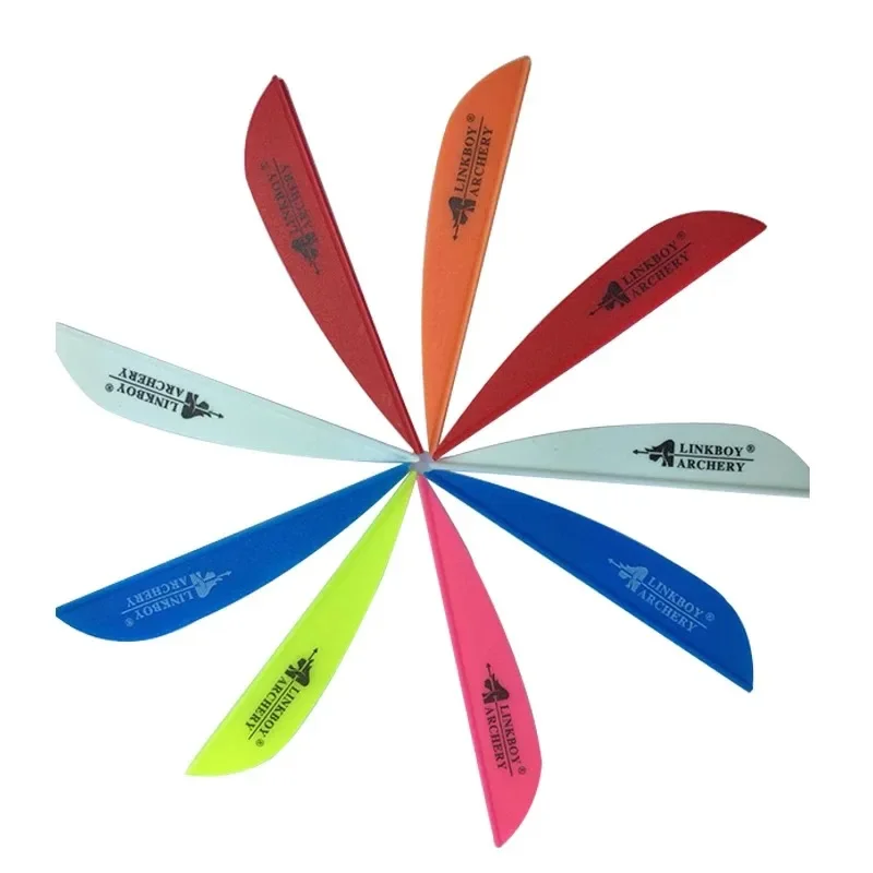 Paletas de flecha de plástico para arco de eje, pluma de plumas, caza y tiro, 2,8 pulgadas, 36 piezas - imagen 2