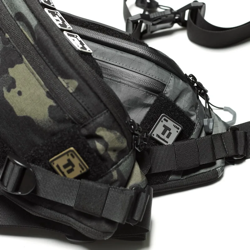 FOXBAT Industries tema elemental Mini parches de PVC capítulo insignia táctica funcional bandolera mochila decoración cuadrado 1 pulgada - imagen 4