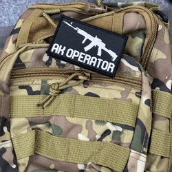 Parche táctico AK Operator – Gancho y bucle para equipamiento militar