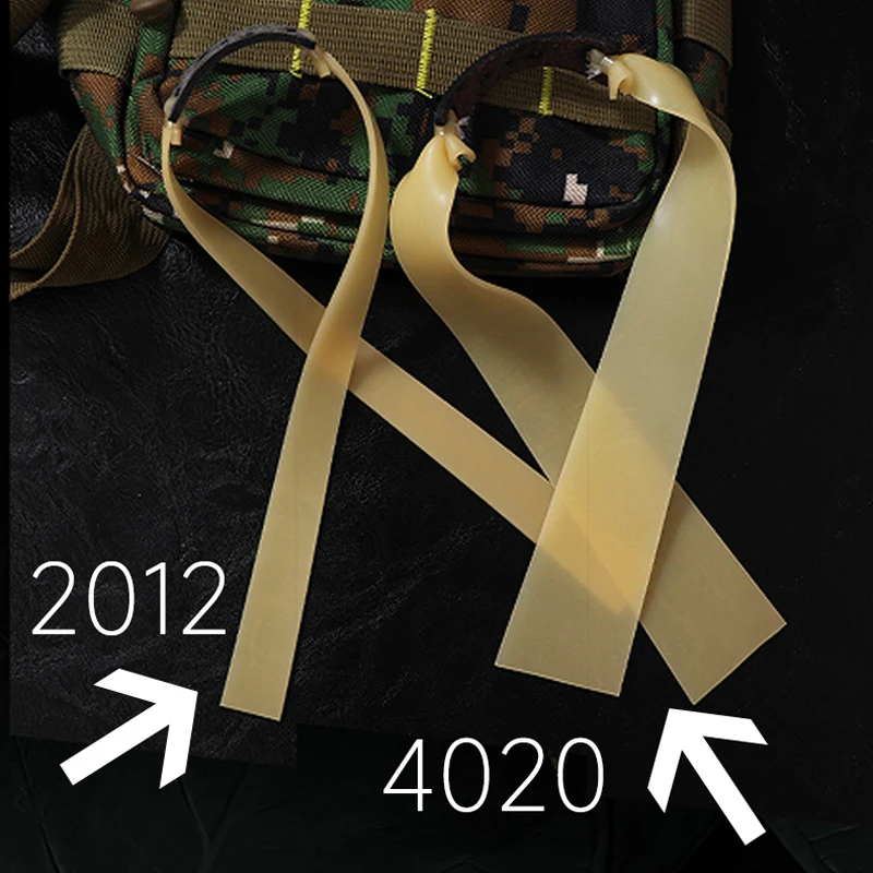 Correa de goma plana ancha para tirachinas, banda de goma reemplazable para Catapulta de caza, 3 piezas, 4020 - imagen 3