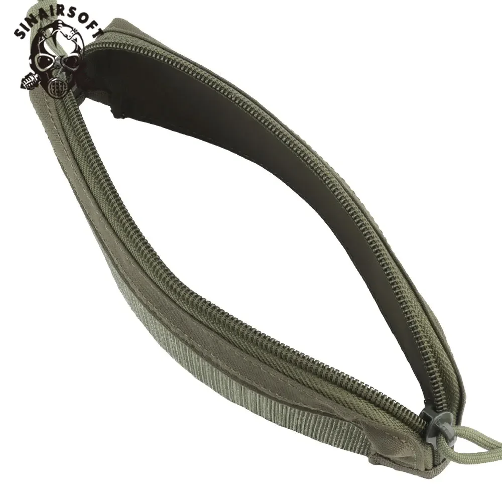 Bolsa de almacenamiento de bolsillo para chasis de Micro lucha táctica, aparejo de pecho, cubierta con doble cremallera, accesorios para chaleco de caza MK3 MK4 - imagen 3