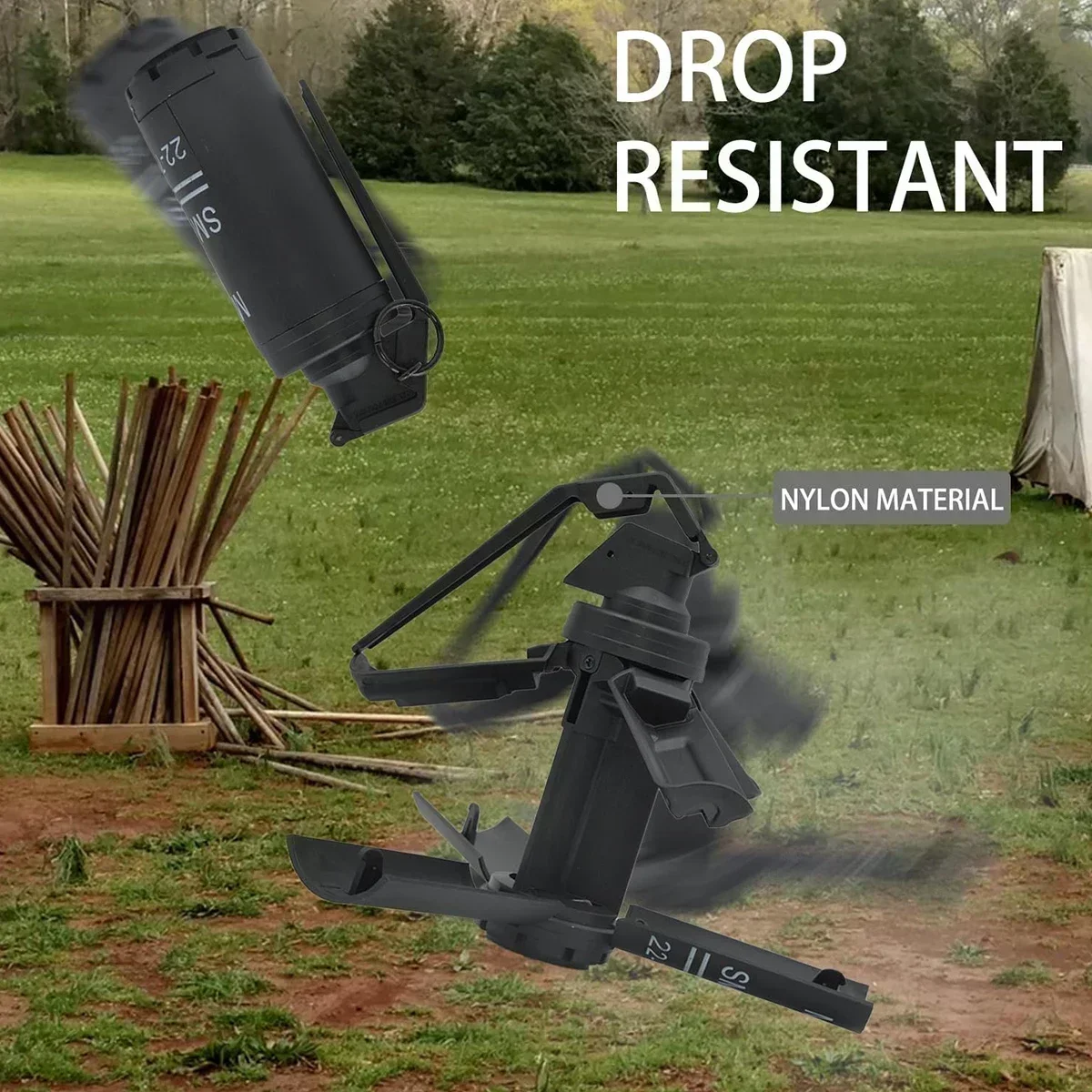 Pistola FDart Pistola de dardos 1/2 piezas M18 Granada de mano de juguete, modelo de granada de humo táctica Modelo de granada al aire libre de juguete de plástico. - imagen 5