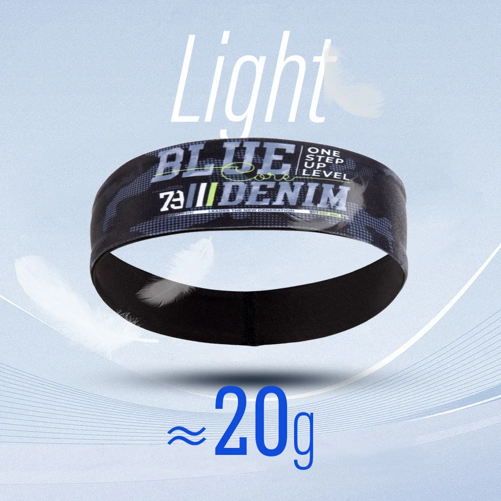 Diademas deportivas antideslizantes para hombre y mujer, banda para el sudor para entrenamiento, Fitness, correr, ciclismo, fútbol, Yoga, diadema elástica - imagen 5