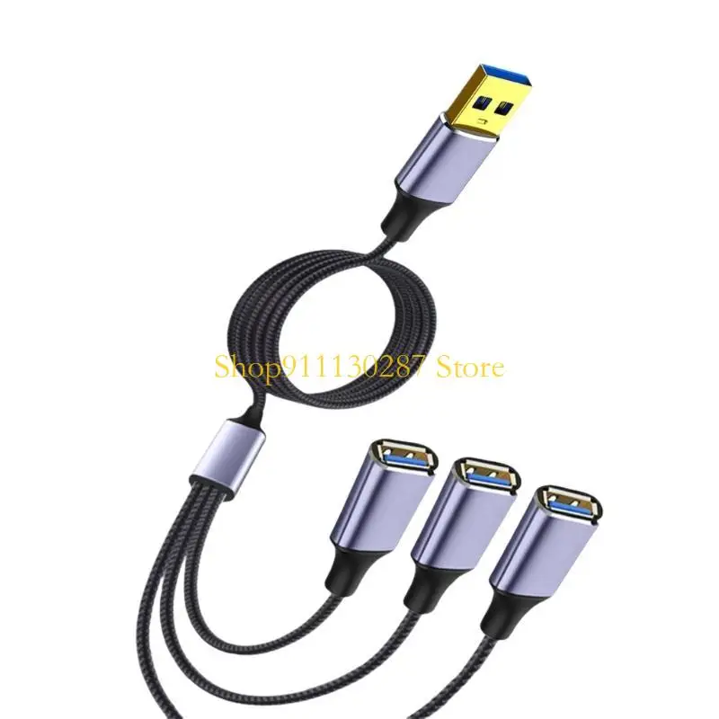 J1HC USB Splitter Cable Cable Conecte, carga y transferir datos con conveniencia - imagen 2