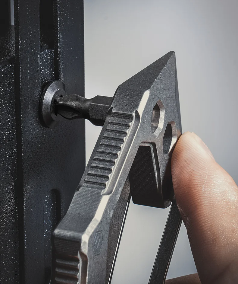 CooYoo-Llavero multifuncional KU03 de aleación de titanio Edc, herramienta de reparación de emergencia para exteriores, KU01 KU02 - imagen 4