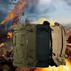 Mochila táctica multiusos de 50L, bolsa de equipaje de gran capacidad, bolso de mensajero para hombre al aire libre AVA66