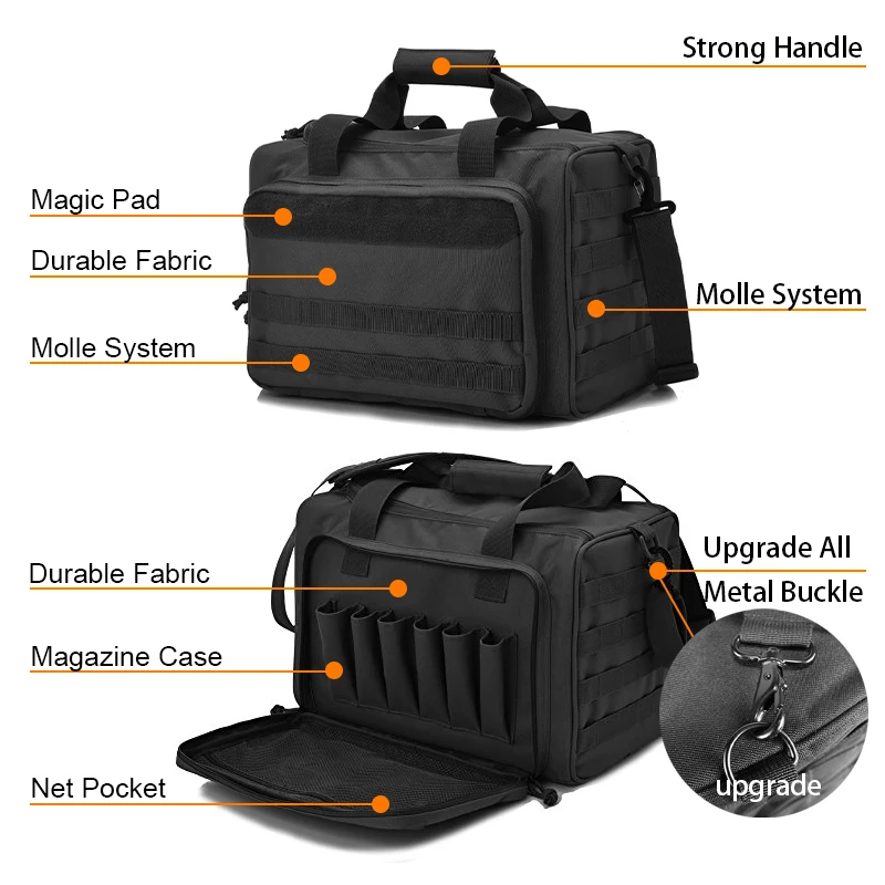 Bolsa de rango táctico para hombre, mochila duradera de nailon 600D para accesorios de caza, sistema Molle, funda Magzine, bolsa para cámara - imagen 3